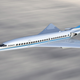The Boom supersonic passenger jet.